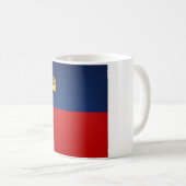 Cool Liechtenstein Flag Koffiemok (Voorkant rechts)