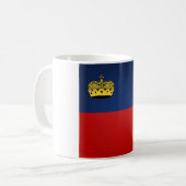 Cool Liechtenstein Flag Koffiemok (Voorkant links)