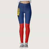 Cool Liechtenstein-Mode vlag Leggings (Voorkant)