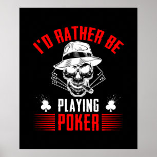 Cool liever pokerwoord kunst poster