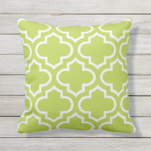 Cool Limoen Outdoor Pillow Quatrefoil Buitenkussen