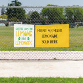 Cool limonade verkopers Word Art Spandoek (Insitu)