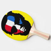 Cool Lincoln zonnebril Art (Red White Blue) Tafeltennisbatje (Zijkant)