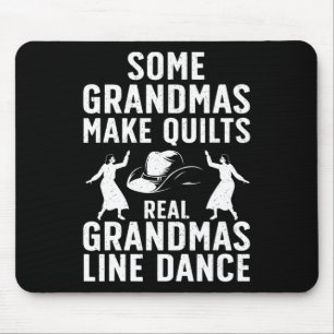 Cool Line Dancing Art voor Vrouwen Oma Line Dance Muismat