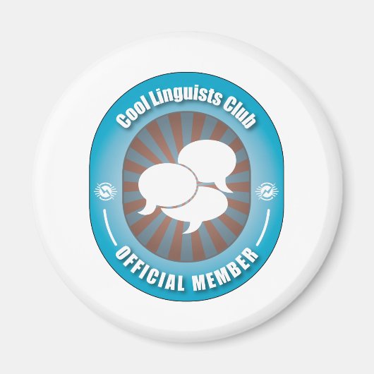 Cool Linguists Club Magneet (Voorkant)