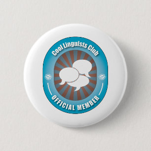 Cool Linguists Club Ronde Button 5,7 Cm