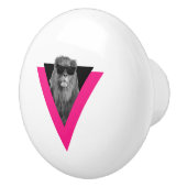 Cool Lion Ceramic Knob. Keramische Knop (Rechts)