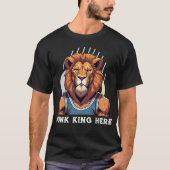Cool Lion Gifts voor Basketbal Lovers Coach Fans T-shirt (Voorkant)