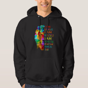 Cool Lion, ik ben bang dat ik gekropen ben Dit is  Hoodie