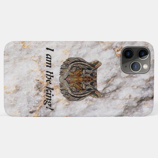 Cool Lion Marble Case-Mate iPhone Case (Achterkant (horizontaal))