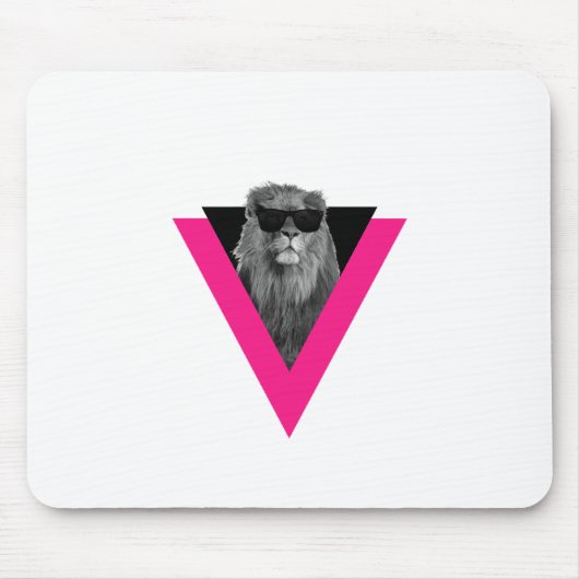 Cool Lion Mousepad Muismat (Voorkant)