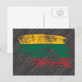 Cool Litouws vlagontwerp Briefkaart (Voorkant / Achterkant)