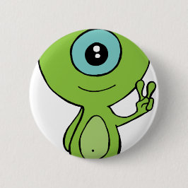 Cool Little Alien Ronde Button 5,7 Cm