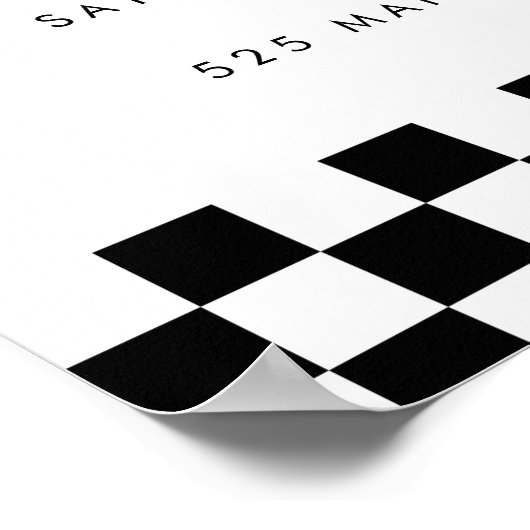 Cool Little Dude | Boys Rad Welkomstbord Poster (Hoek)