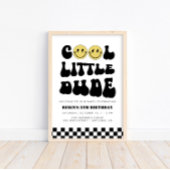 Cool Little Dude | Boys Rad Welkomstbord Poster