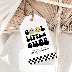 Cool Little Dude   Jongens Lees Verjaardag & Favor Cadeaulabel