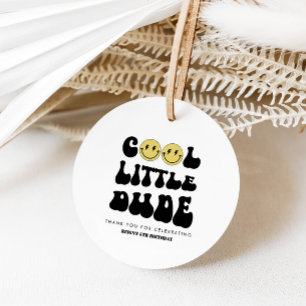 Cool Little Dude   Jongens Rad 5e verjaardag Bedankjes Labels