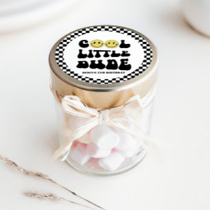 Cool Little Dude   Jongens Rad Kinder 5e Verjaarda Ronde Sticker