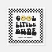 Cool Little Dude | Jongens Rad Kinder 5e Verjaarda Servet (Voorkant)