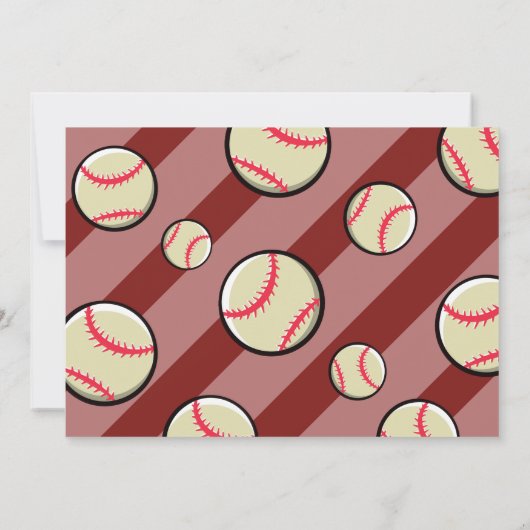 Cool Little Slugger Baseball Foto 1e verjaardag Kaart (Achterkant)