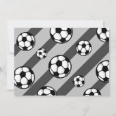 Cool Little Striker Voetbal Foto 2e verjaardag Kaart (Achterkant)