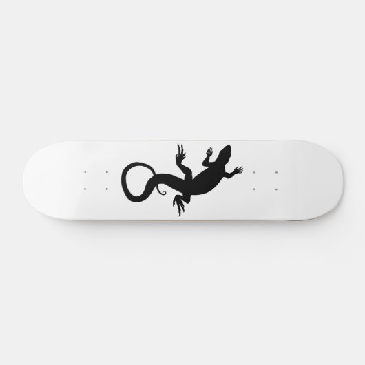 Cool Lizard Art Skateboard Giften & Shirten (Horizontaal)