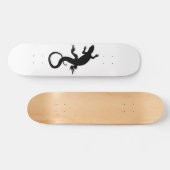 Cool Lizard Art Skateboard Giften & Shirten (Horizontaal)