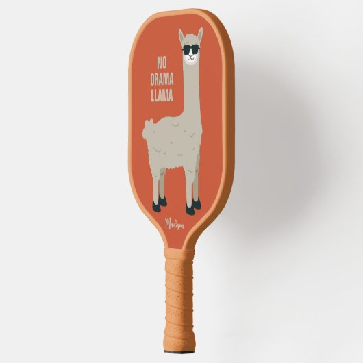 Cool Llama, aangepaste naam en kleur Pickleball Pa Paddle (Links)