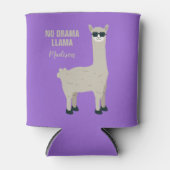 Cool Llama aangepaste naam & kleur koelbox Blikjeskoeler (Voorkant)