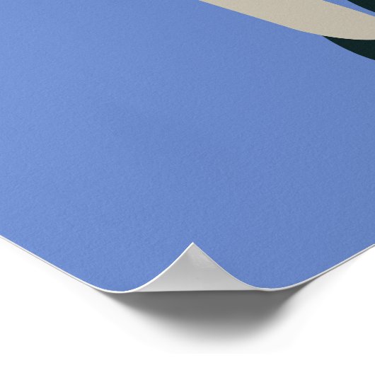 Cool Llama aangepaste naam, tekst en kleur posters (Hoek)