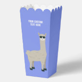Cool Llama aangepaste tekst & kleur Bedankdoosjes (Achterkant)