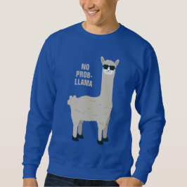 Cool llama aangepaste tekst shirten & jassen trui