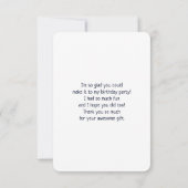 Cool Llama en Smiling Kawaii Sun Bedankkaart (Achterkant)