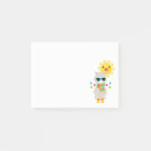 Cool Llama en Smiling Kawaii Sun Post-it® Notes (Voorkant)