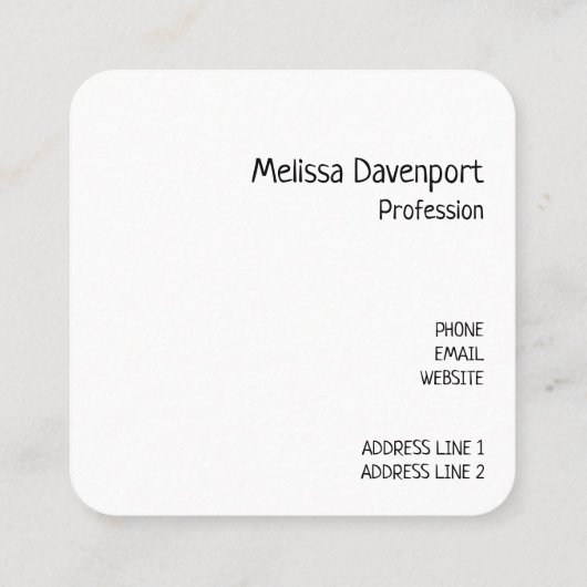 Cool Llama en Smiling Kawaii Sun Vierkante Visitekaartje (Achterkant)