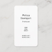 Cool Llama en Smiling Kawaii Sun Visitekaartje (Achterkant)