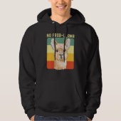 Cool Llama For Men Women No Prob Llama Alpaca Farm Hoodie (Voorkant)