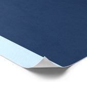 Cool Llama in Santa Hat met Snowflakes kerst Poster (Hoek)