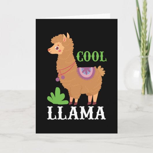 Cool Llama Kaart (Voorkant)