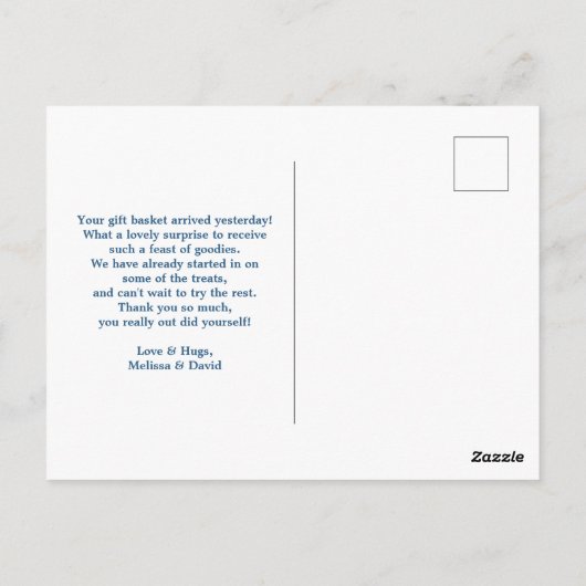 Cool Llama over Silver Bokeh en Icy Blue Dank je Briefkaart (Achterkant)