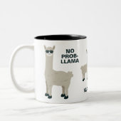 Cool LlamaS aangepaste naam en tekst mokken (Links)