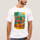 Cool Lobster Vibes – Grappig Zomer Strand T-Shirt (Voorkant)
