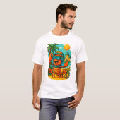 Cool Lobster Vibes – Grappig Zomer Strand T-Shirt (Voorkant volledig)