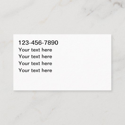 Cool Local Taxi Service Visitekaartjes (Achterkant)