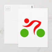 Cool logo fietsen briefkaart (Voorkant / Achterkant)