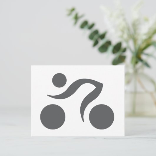 Cool logo fietsen briefkaart (Staand voorkant)
