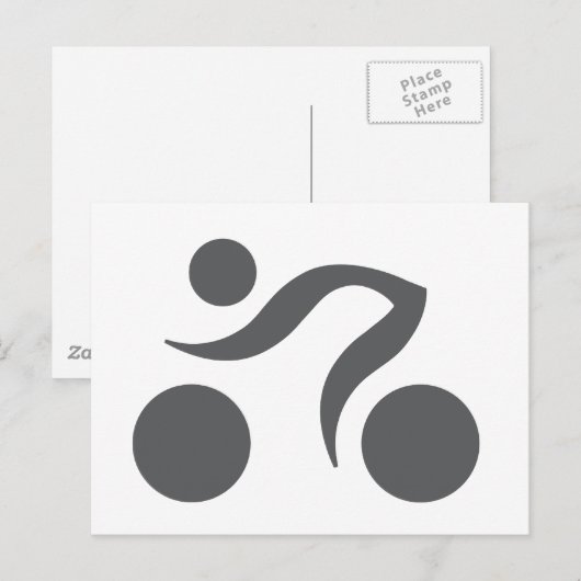 Cool logo fietsen briefkaart (Voorkant / Achterkant)