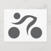 Cool logo fietsen briefkaart (Voorkant)