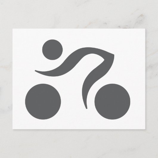 Cool logo fietsen briefkaart (Voorkant)