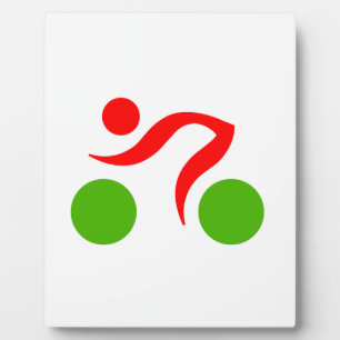 Cool logo fietsen fotoplaat